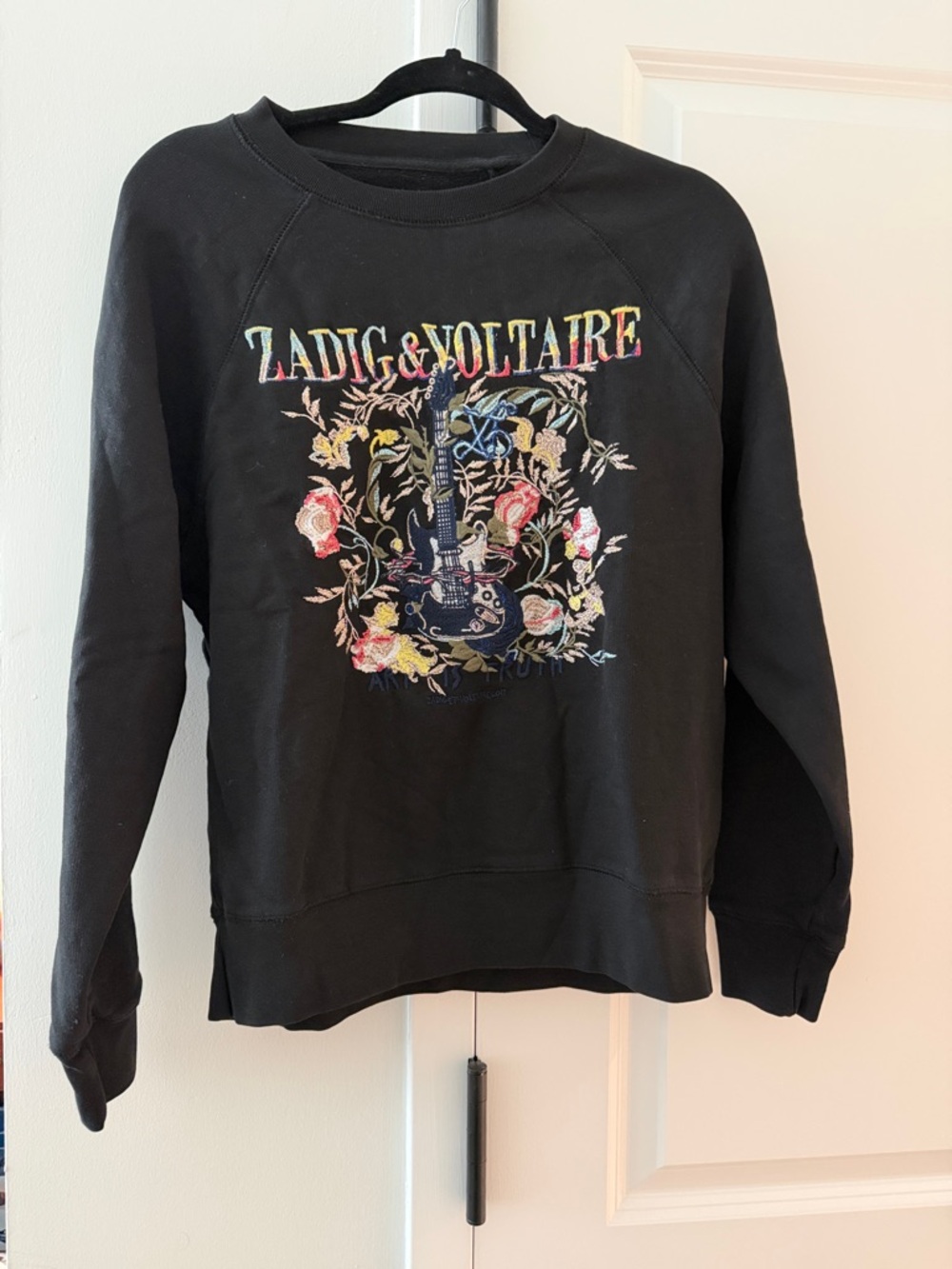 Zadig & Voltare | Art is Truth Upper Guitar Sweatshirt S
